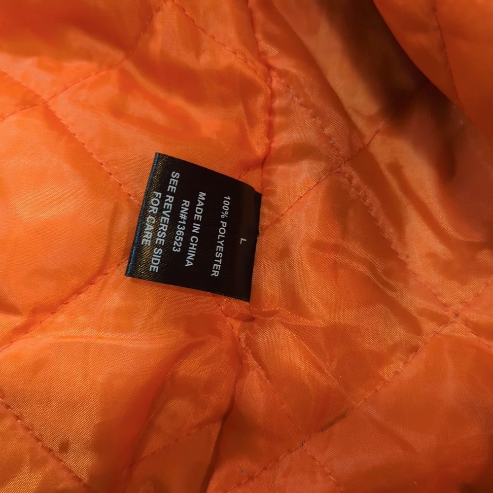 Brooklyn Cloth MFG Co Men's Gold Bronze Bomber Jacket‎ Size Large